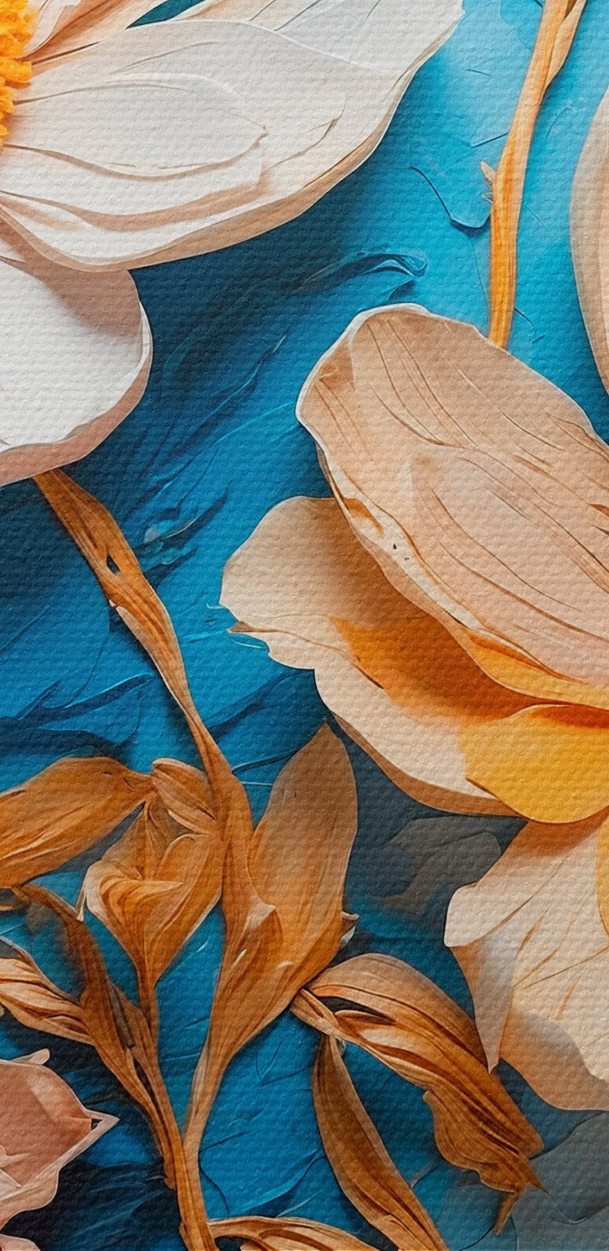 Prachtig bloemstuk in levendige tinten