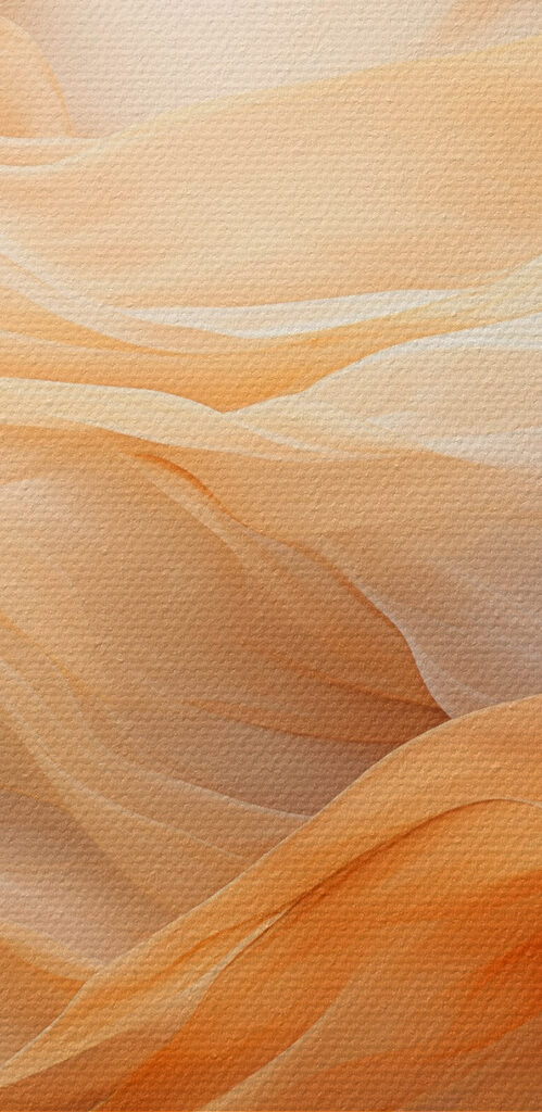 Gentle waves of flowing fabric