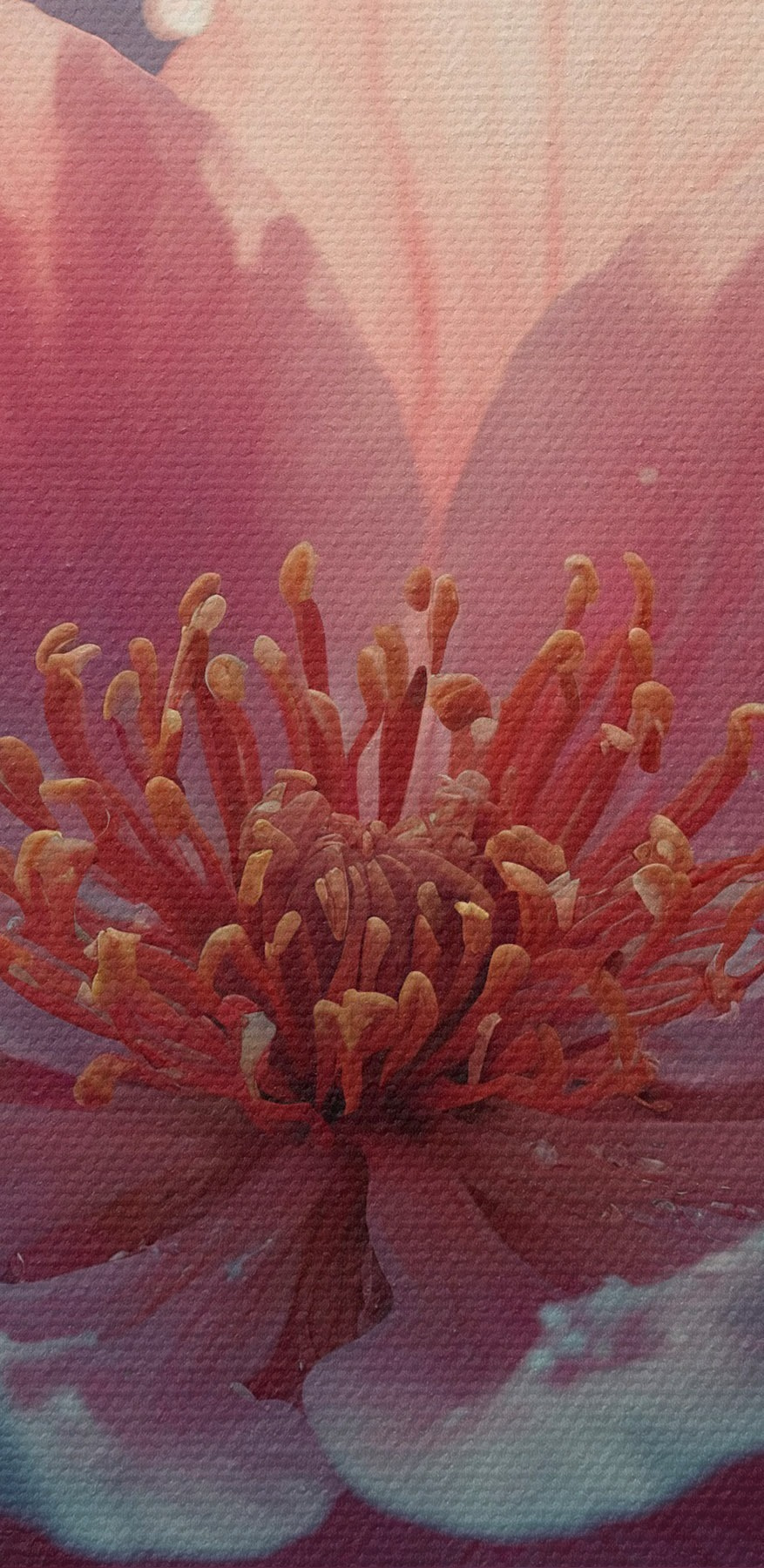 Delicate bloemen in sereen water