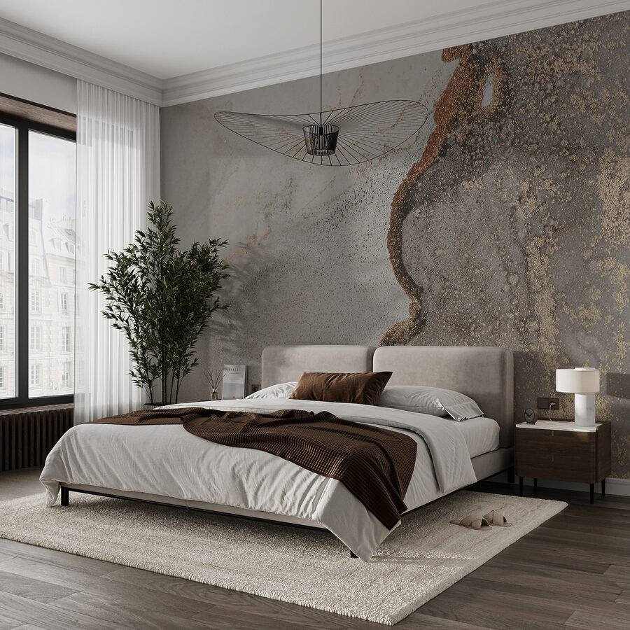 Elegante abstracte textuur in zachte tinten.