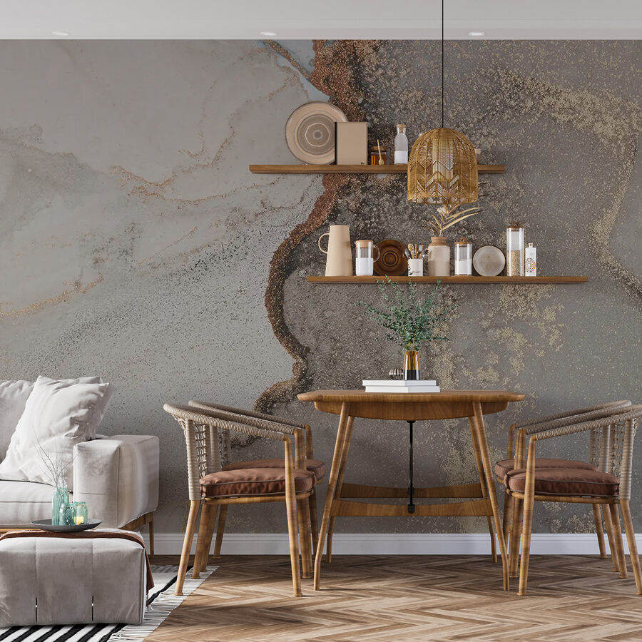 Elegante abstracte textuur in zachte tinten.