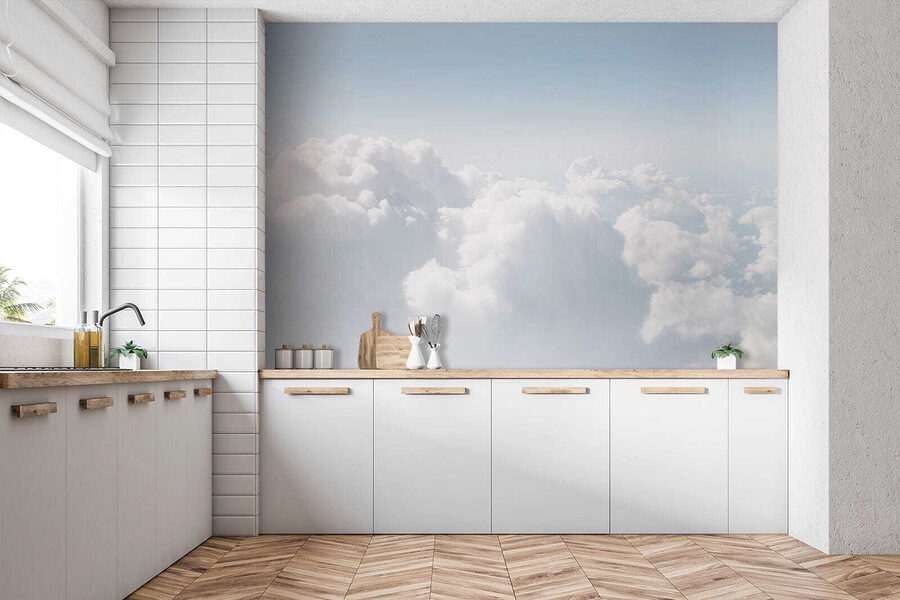Wolken en lucht met wolken