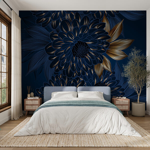 Elegant bloemenontwerp op donkere achtergrond Elegant bloemenontwerp op donkere achtergrond