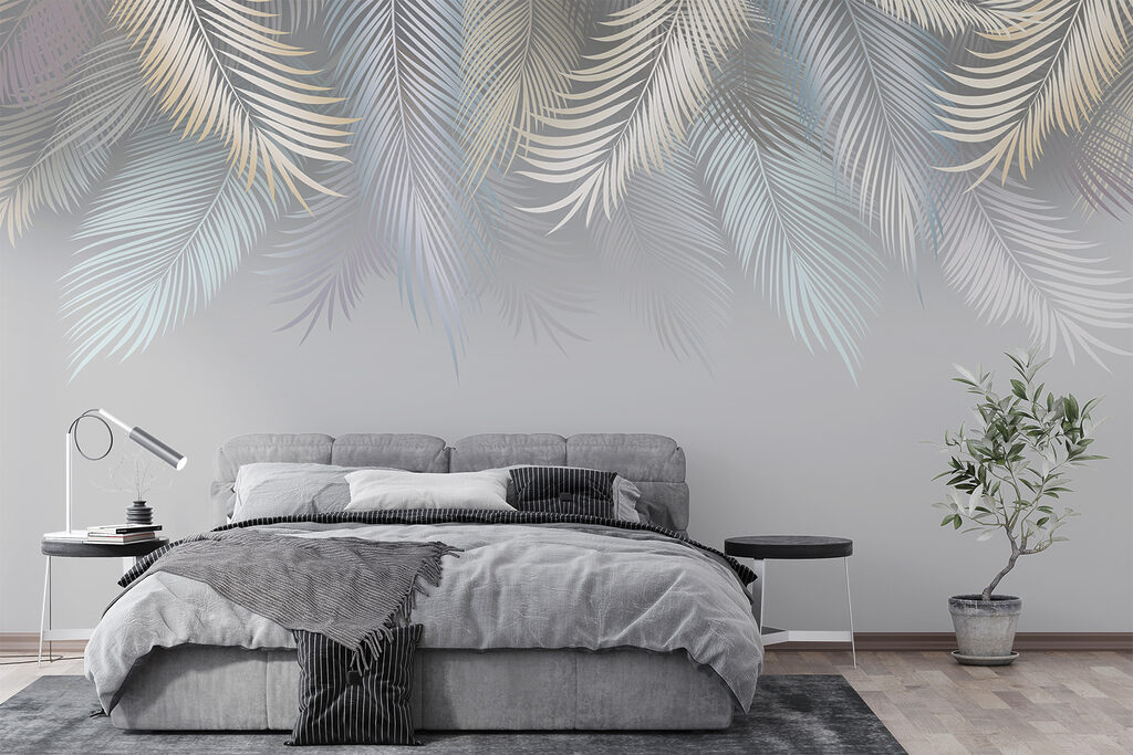 Elegant leaves on a soft background Elegant leaves on a soft background