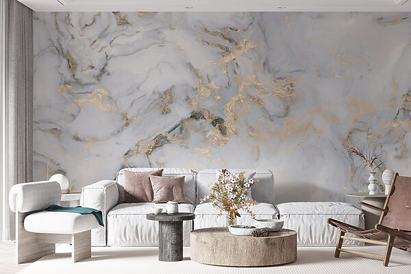 Elegant marmer met metallic aderen Elegant marmer met metallic aderen