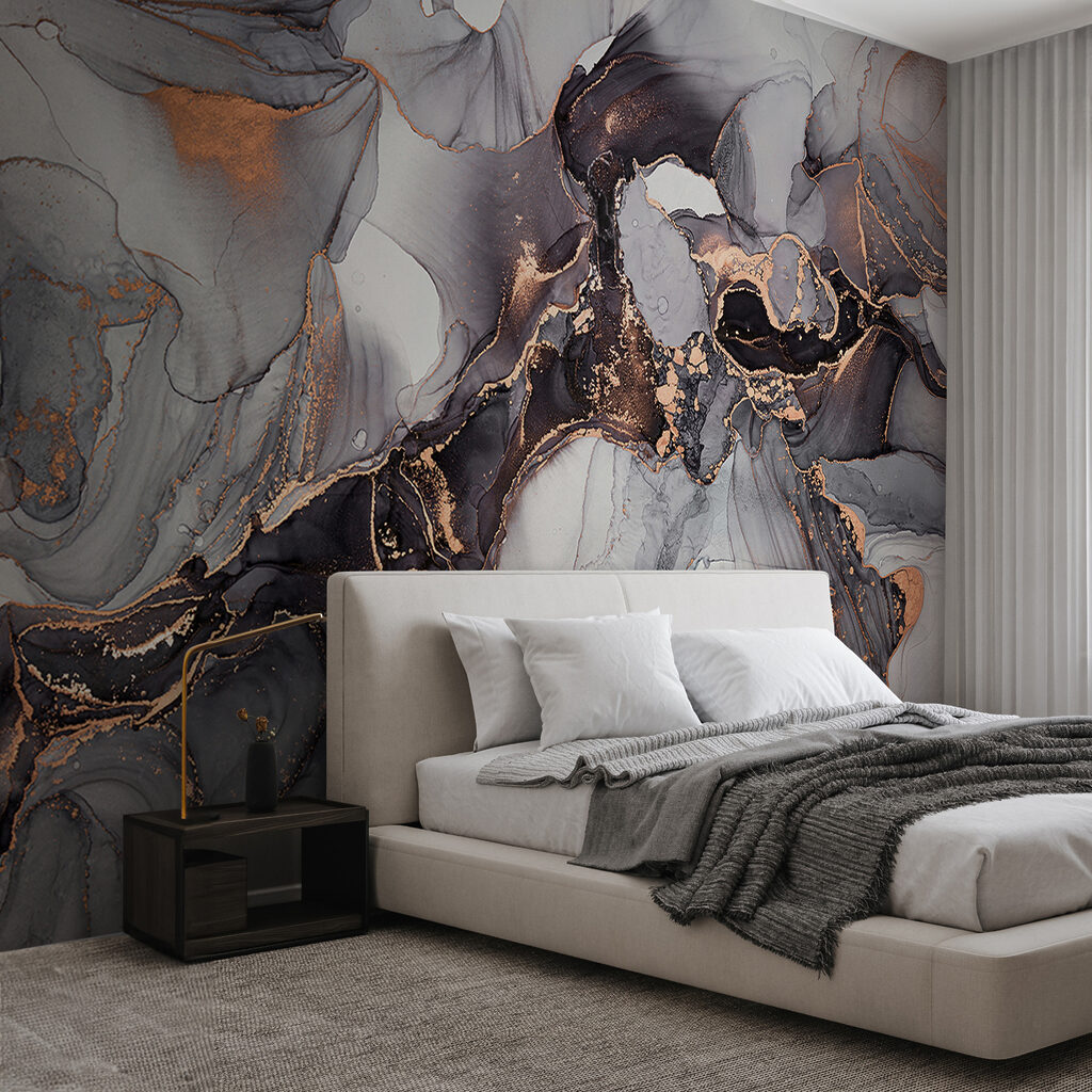 Elegant swirls in muted tones Elegant swirls in muted tones