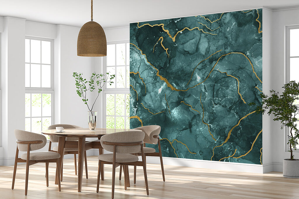 Elegant teal and warm accents design Elegant teal and warm accents design