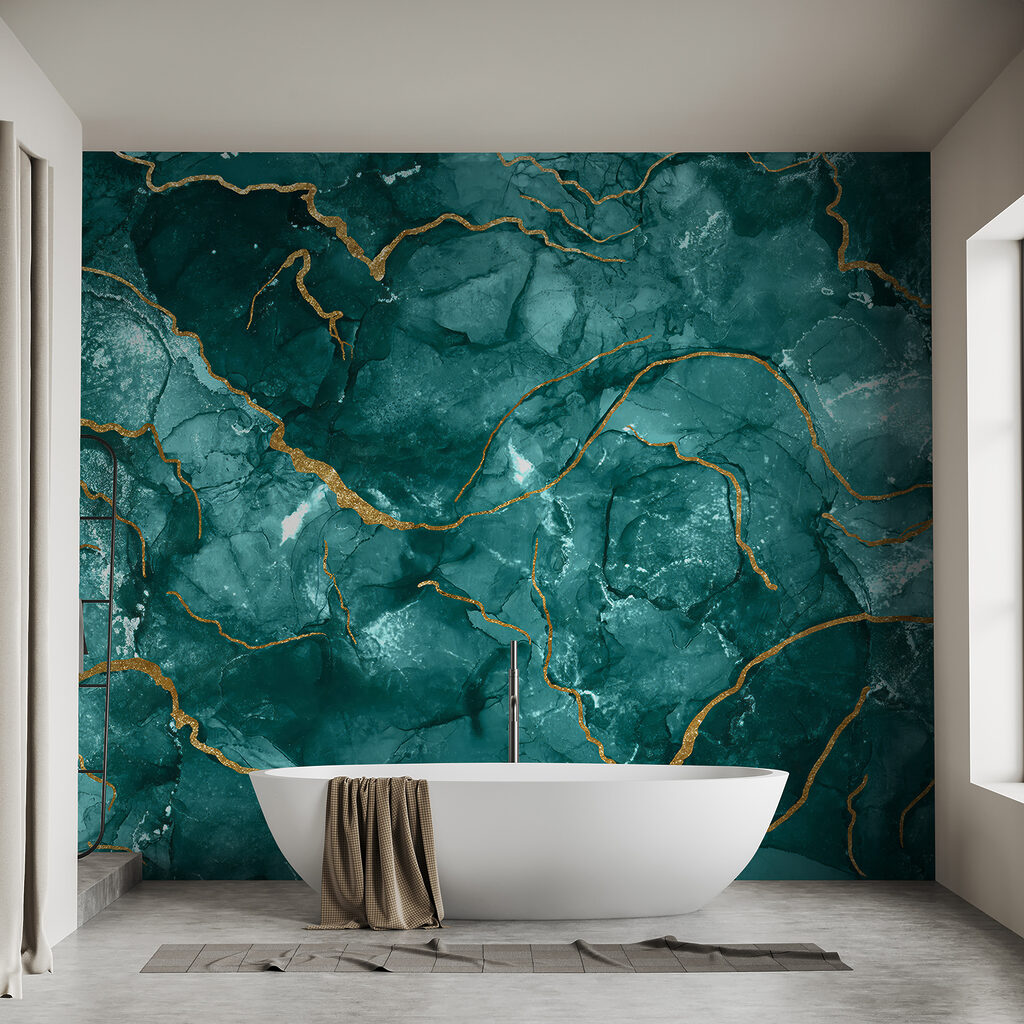 Elegant teal and warm accents design Elegant teal and warm accents design