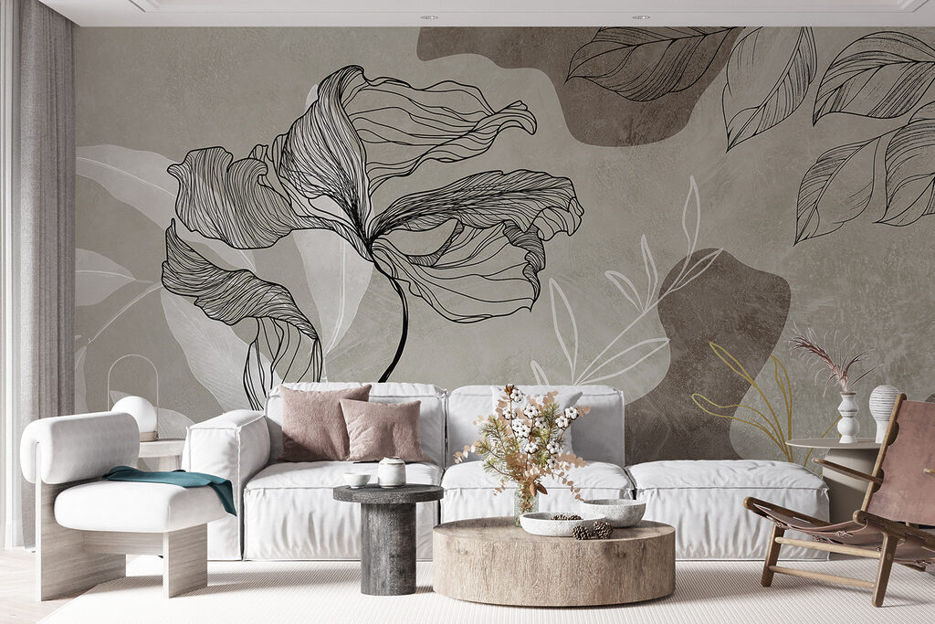 Drawing of a flower Drawing of a flower