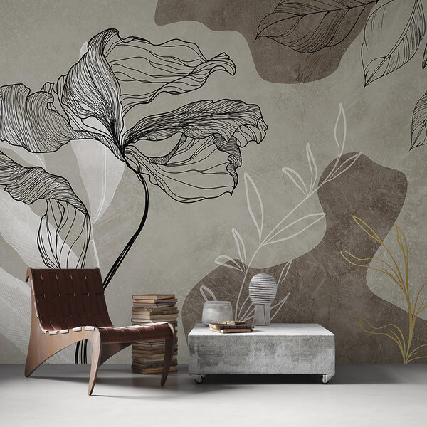 Drawing of a flower Drawing of a flower