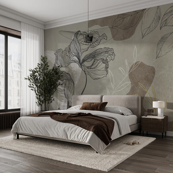 Drawing of a flower Drawing of a flower