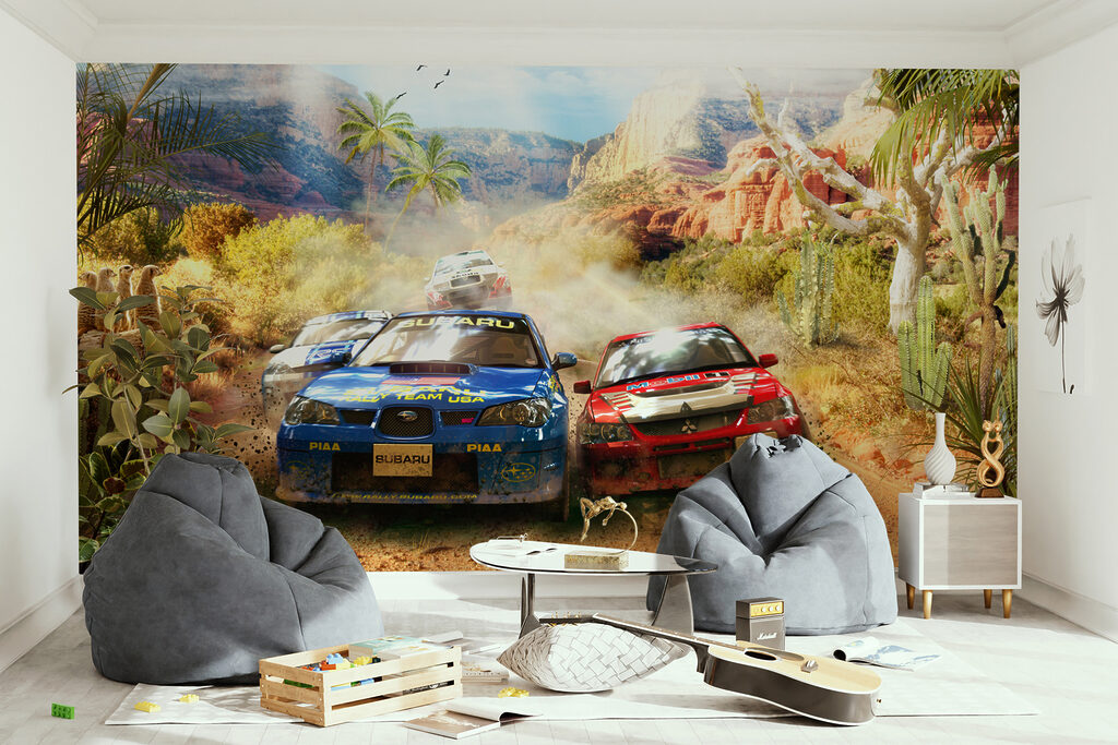 Group of cars driving on a dirt road Group of cars driving on a dirt road