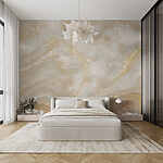 Fotobehang Elegant marmer met subtiele tinten