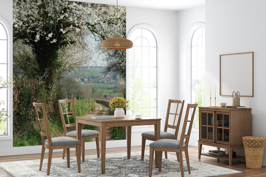 Zandweg met witte bloemen erop u55071piq2mr 1024x683 - Zandweg met witte bloemen erop