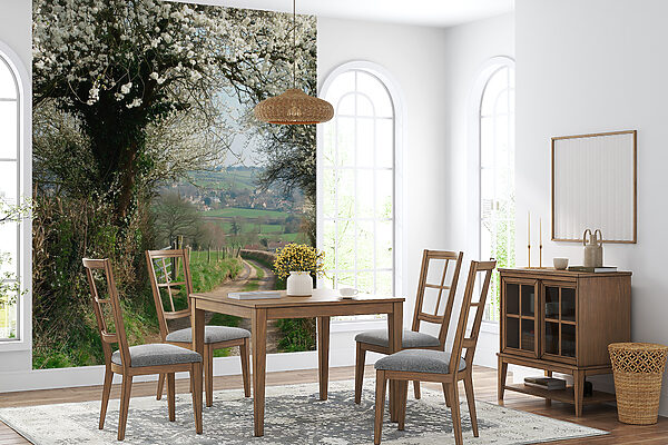 Zandweg met witte bloemen erop u55071piq2mr 600x400 - Zandweg met witte bloemen erop