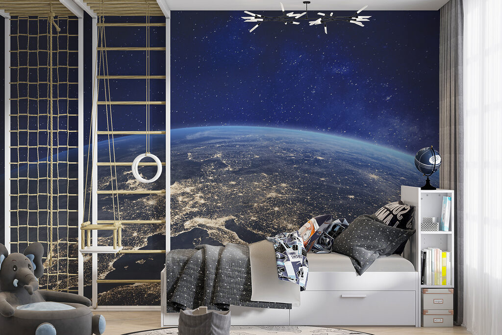 View of the earth from space View of the earth from space