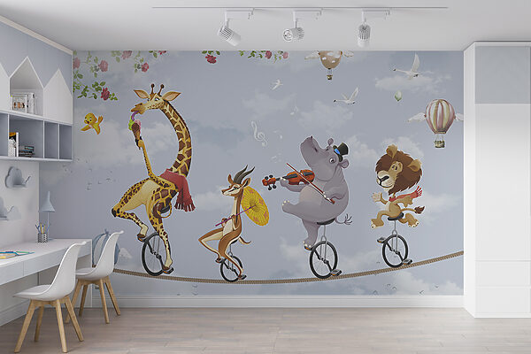Groep dieren op eenwieler u26075pir3mr 600x400 - Groep dieren op eenwieler
