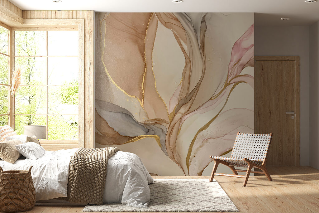 Flowing hues in soft harmony Flowing hues in soft harmony