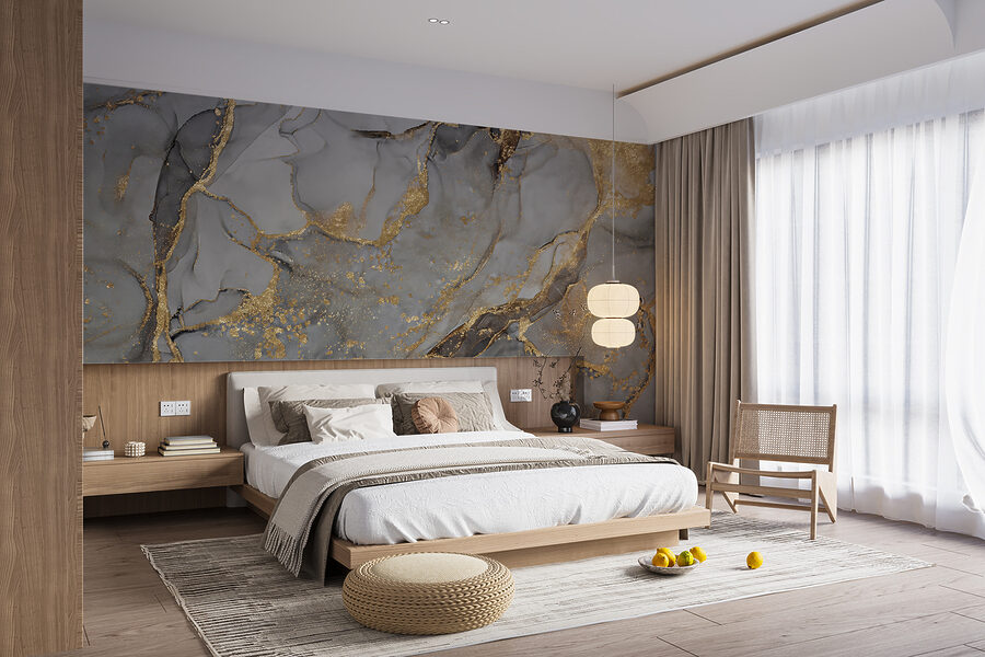 Elegant abstract ontwerp met vloeibare kunst.