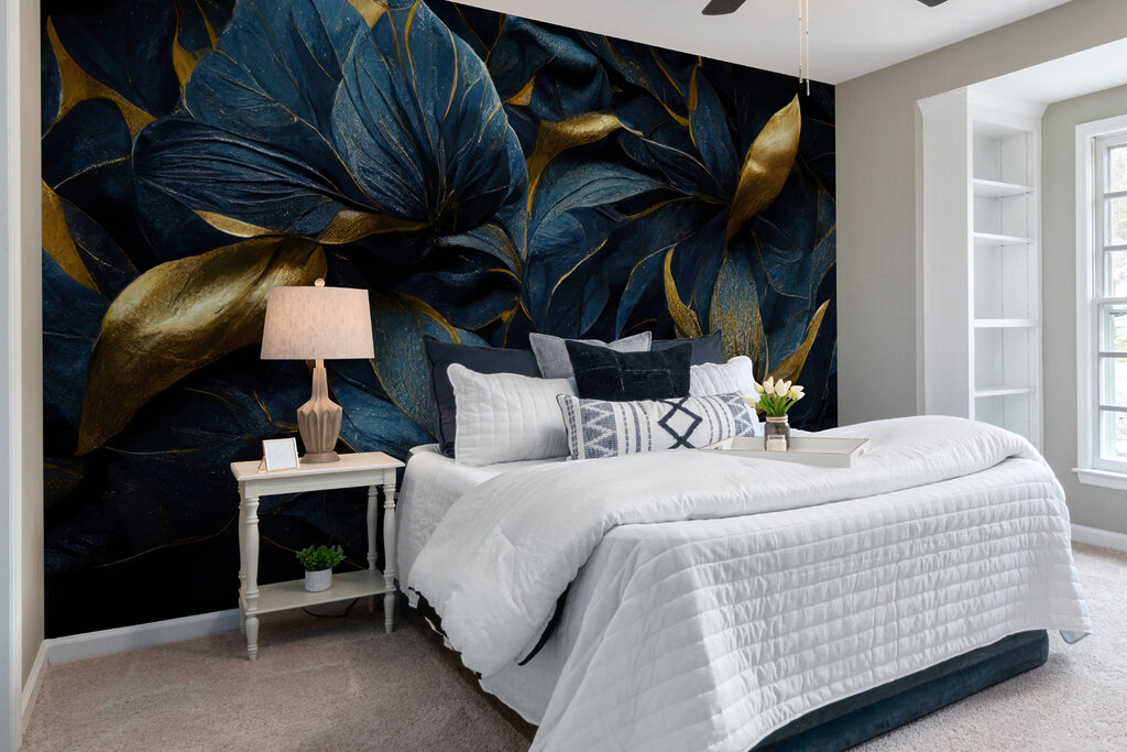 Elegant leaves in vibrant hues