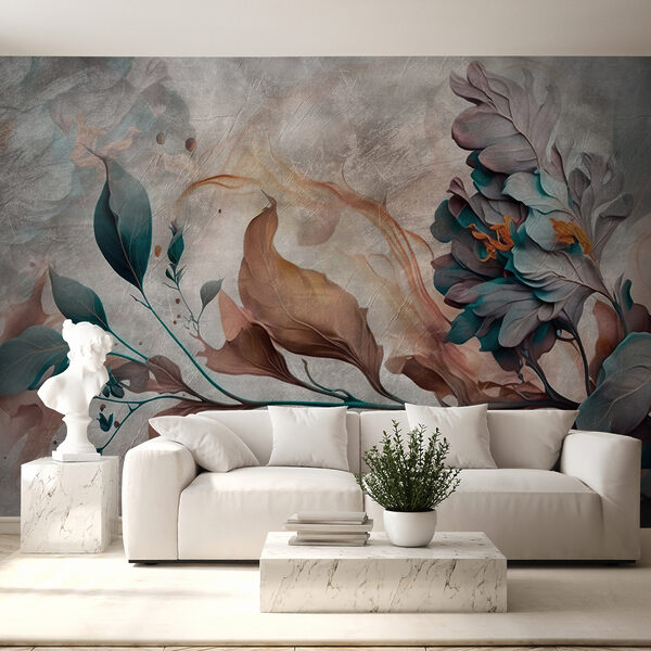 Schilderij van een bloem Schilderij van een bloem