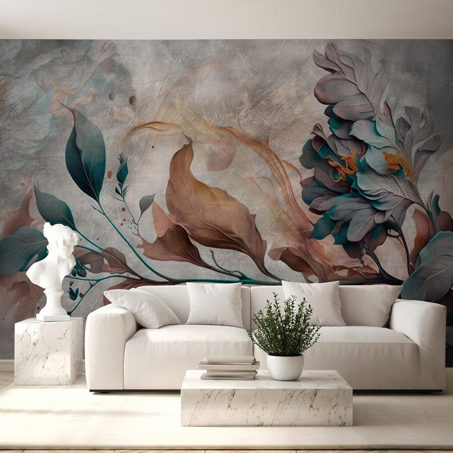 Schilderij van een bloem