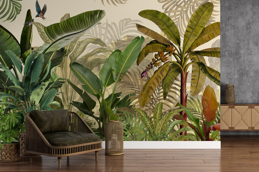 Group of tropical plants Group of tropical plants