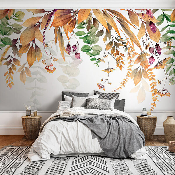 Botanische elegantie op een witte achtergrond. Botanische elegantie op een witte achtergrond.