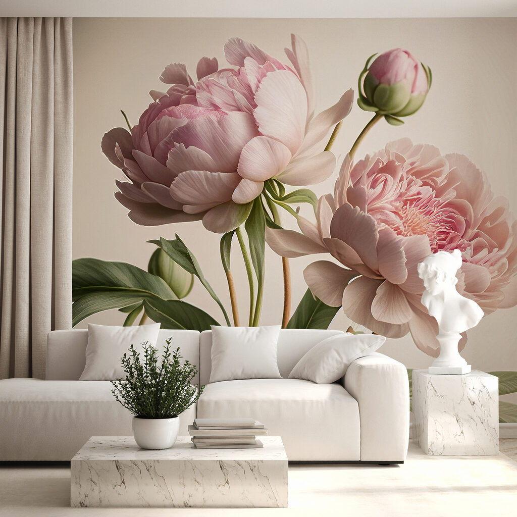 Soft blooms in delicate hues