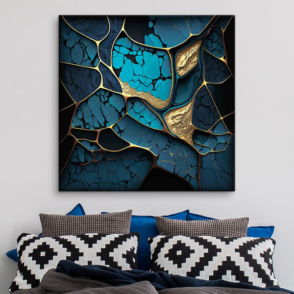 Turquoise en bronzen abstracte elegantie. Turquoise en bronzen abstracte elegantie.
