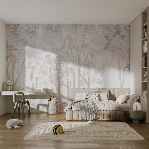 Wit en roze bloemenpatroon Wit en roze bloemenpatroon