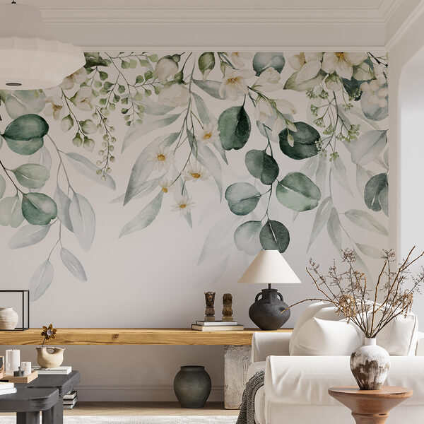 Delicaat bloemstuk in aquarel Delicaat bloemstuk in aquarel