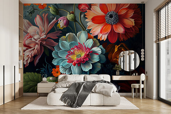 Levendige bloesems in prachtige kleuren Levendige bloesems in prachtige kleuren