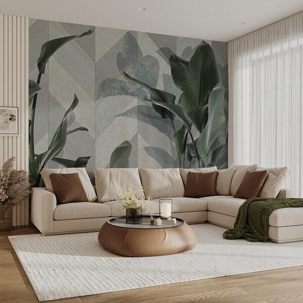 Plant met bladeren Plant met bladeren