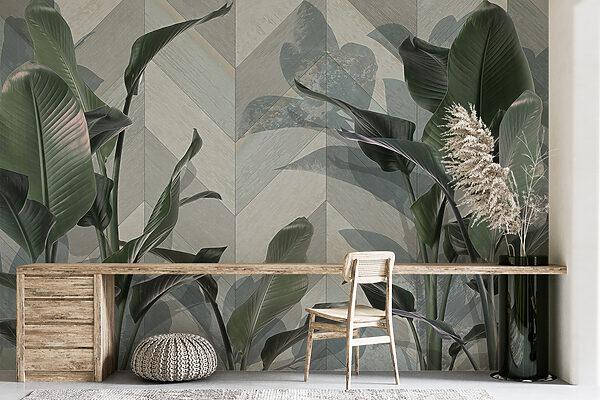 Plant met bladeren Plant met bladeren