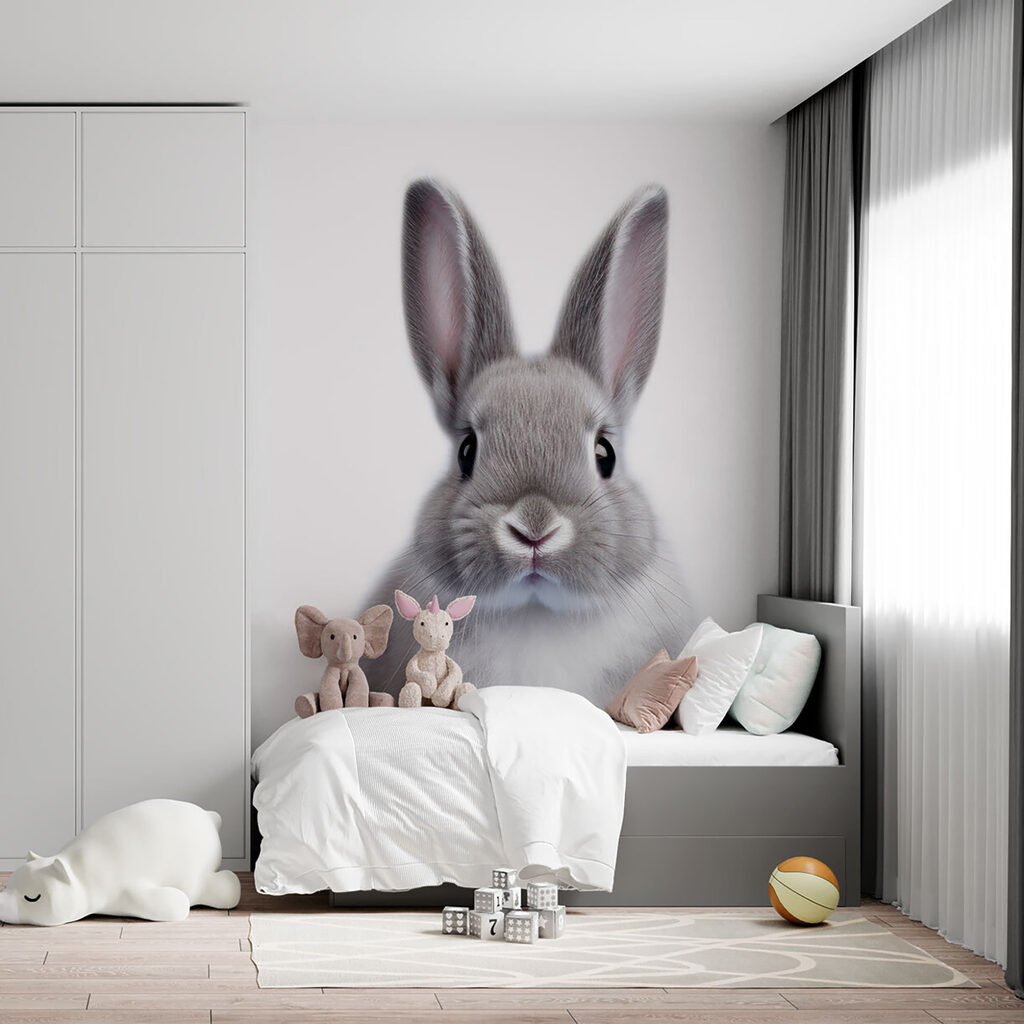 Cute rabbit with big expressive eyes Cute rabbit with big expressive eyes