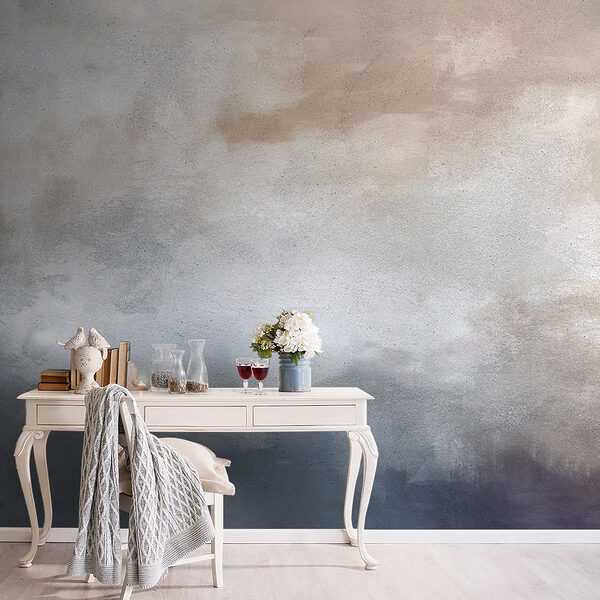 Witte en blauwe lucht Witte en blauwe lucht