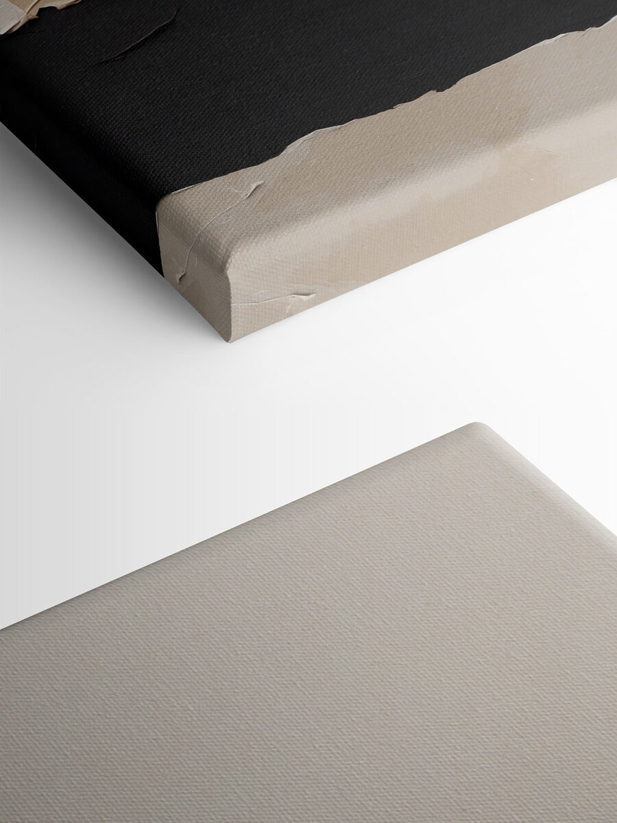 Witte en zwarte muur