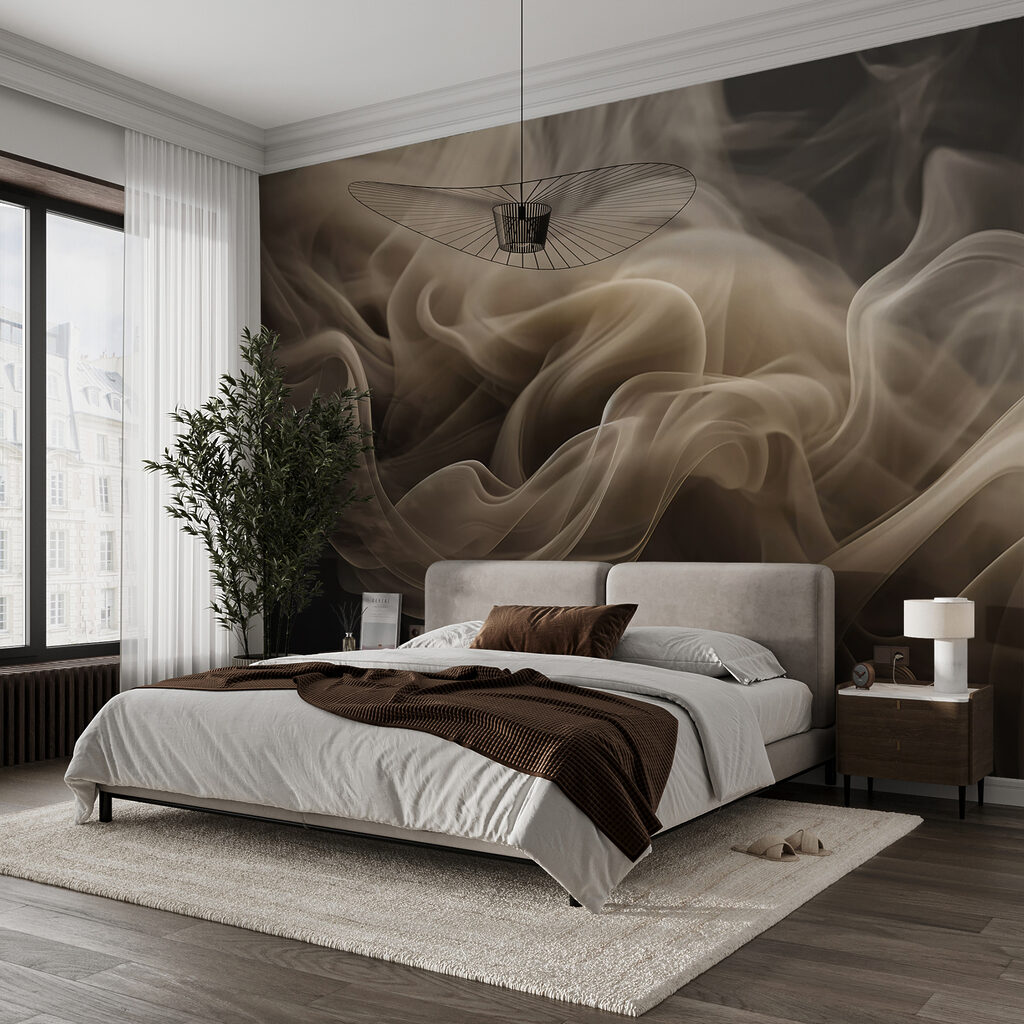 Flowing wisps of soft, muted hues Flowing wisps of soft, muted hues
