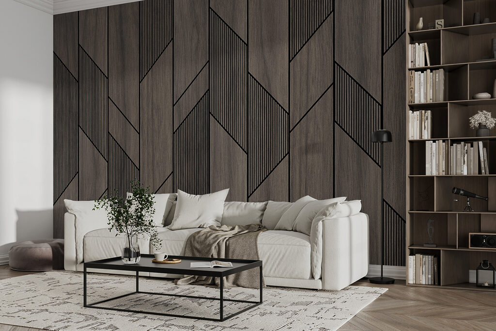 Een houten lambrisering met zwarte lijnen u97427pig18mr 1024x683 - Een houten lambrisering met zwarte lijnen