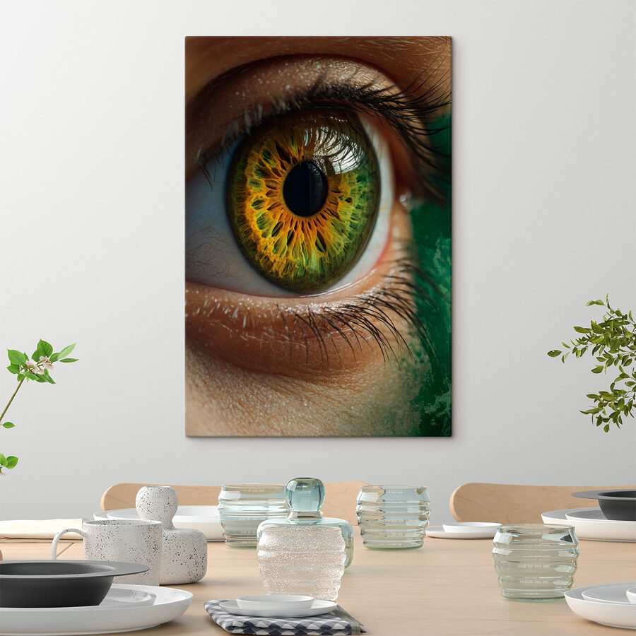 Close-up van een oog