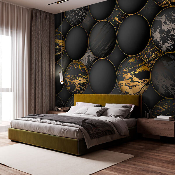 Elegante bollen met metallic spetters Elegante bollen met metallic spetters