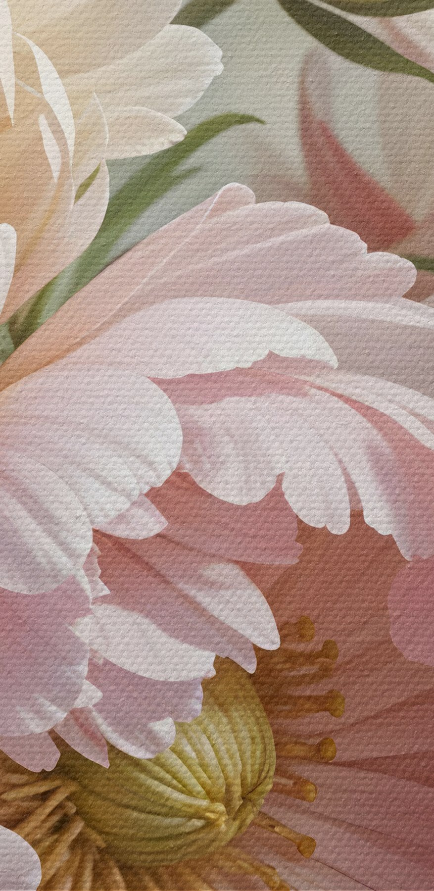 Delicate bloemen in zachte tinten