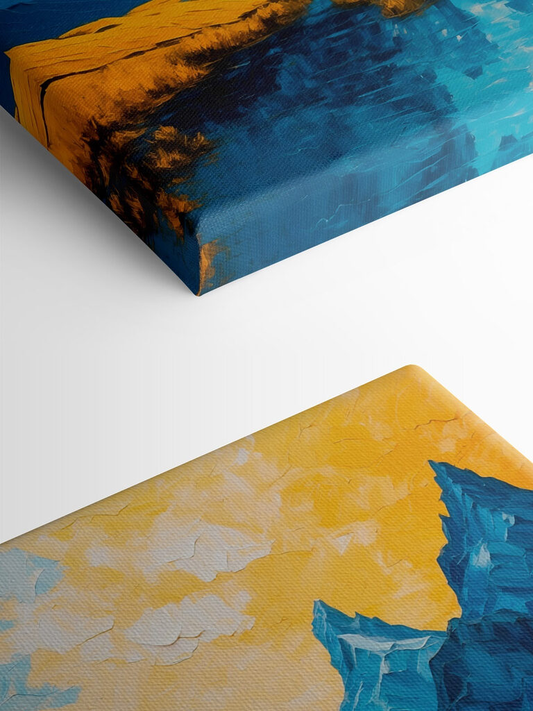 s43449pmlfn 768x1024 - Schilderij van een rivier met bergen en gras - tegory