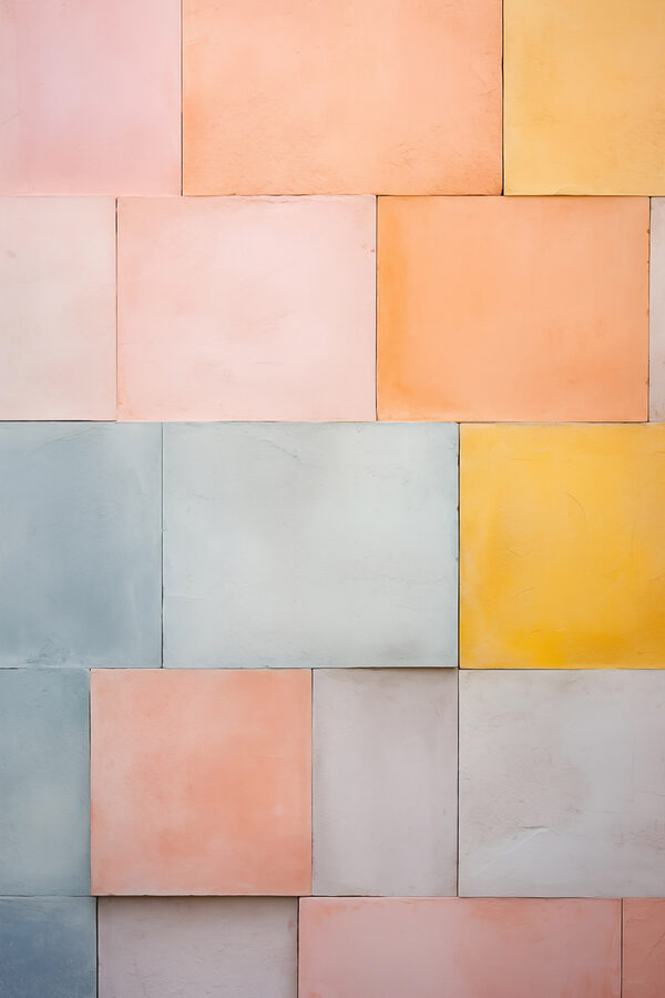 Muur van kleurrijke tegels Muur van kleurrijke tegels