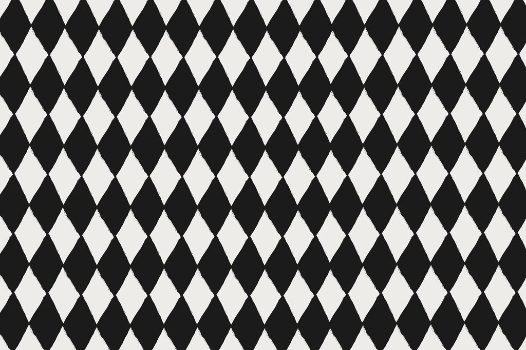 Black and white diamond pattern Black and white diamond pattern