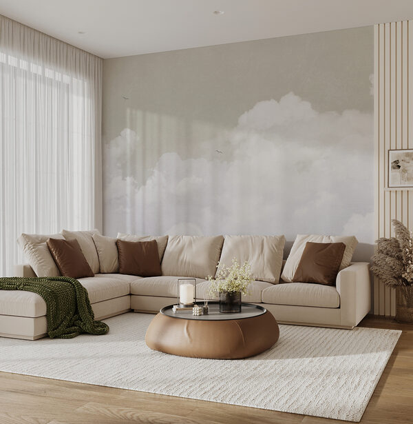 Een witte wolk in de lucht Een witte wolk in de lucht