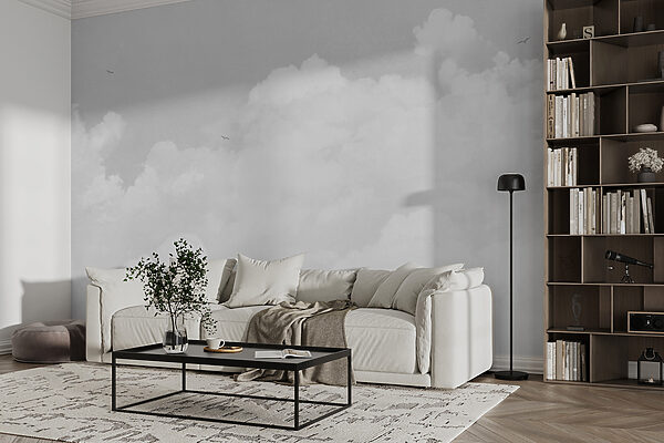 Een witte wolk in de lucht Een witte wolk in de lucht