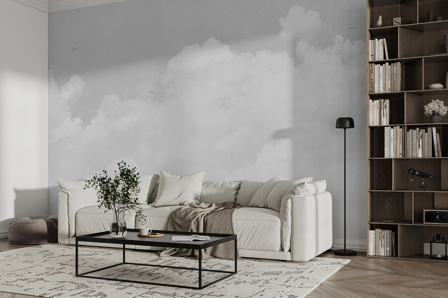 Een witte wolk in de lucht Een witte wolk in de lucht