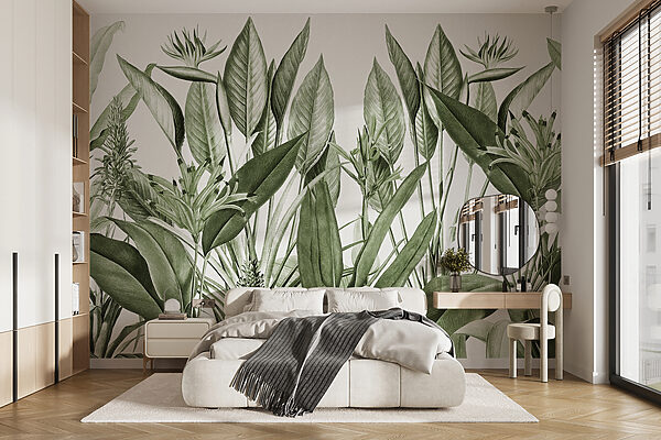 Weelderig groen met delicate details. Weelderig groen met delicate details.